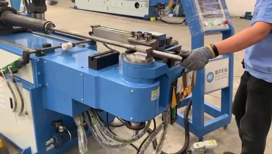 2 Zoll 50 mm Durchmesser hydraulische automatische Rohrwalzmaschine CNC-Rohrbiegeformmaschine von