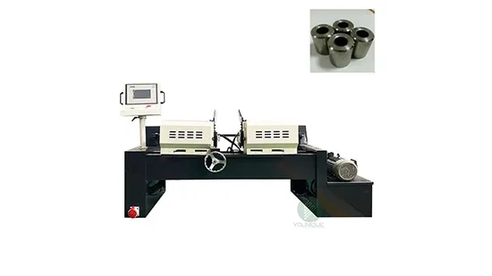 Halbautomatische pneumatische Doppelkopf-Rohrendenbearbeitungsmaschine/Anfasmaschine
